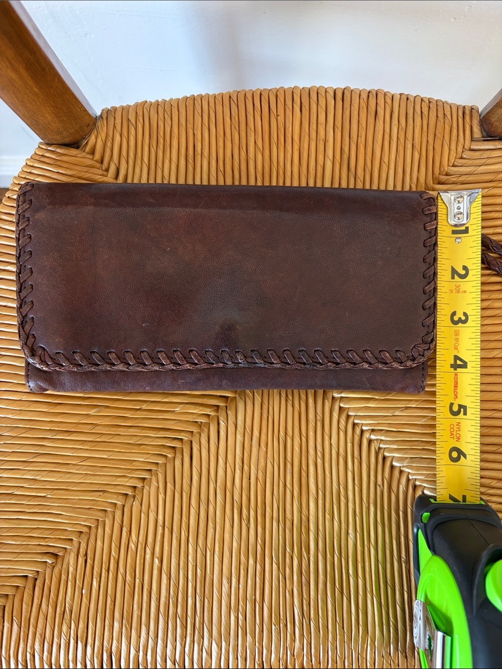 HOBO Dark Brown Leather Wristlet Clutch - Picture 12 of 13